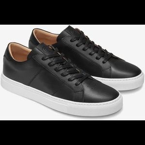 Greats black leather royale sneakers